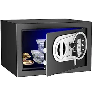 Lifelong LLHSL03 Home Safe with LED Light for Secure Storage