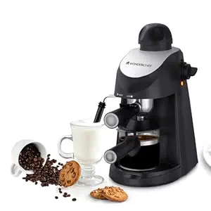 Wonderchef Regenta Espresso Coffee Maker, Make Espressos, Cappuccinos & Lattes at Home