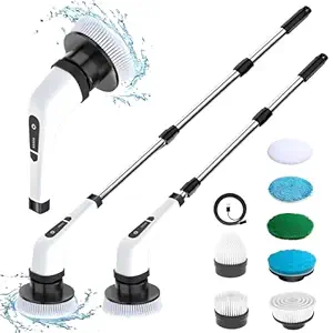 TOMdoxx Electric Spin Scrubber Cordless & Portable Spin Scrubber Kit