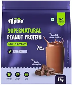 ALPINO Supernatural Dark Chocolate Peanut Protein Powder