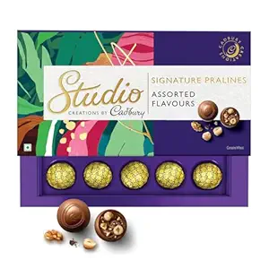 Cadbury Studio Signature Pralines - Assorted Flavours Chocolate Gift Pack, 234 g