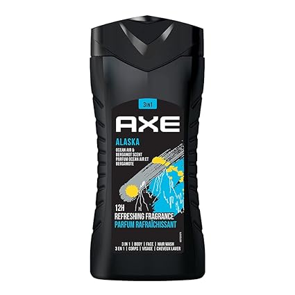 AXE Alaska 3 In 1 Body, Face & Hair Wash for Men