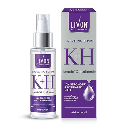 Livon Professional Hydrating Serum for Frizz-free Stronger Hair