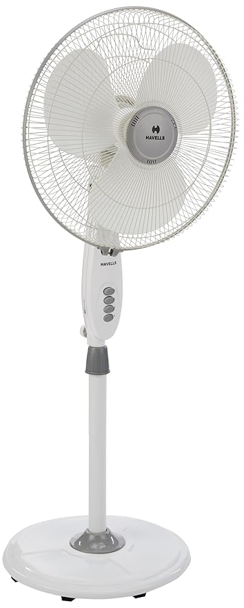 Havells 400mm Gatik Pro Pedestal Fan | Safety, Smooth Oscillation, Heavy Base