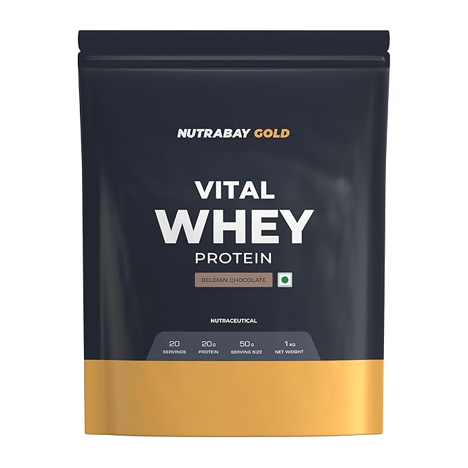 Nutrabay Gold Vital Whey Protein Powder for Beginners