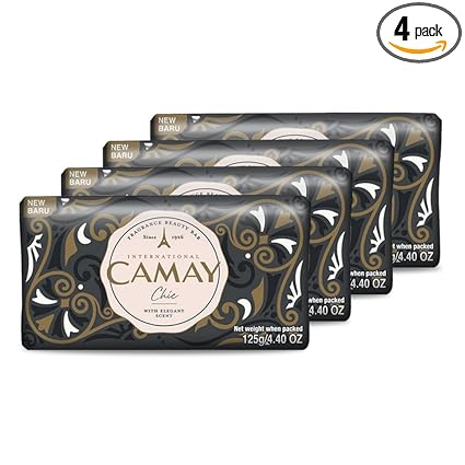 Camay Chic Citrus Beauty Soap, Aromatic Wood & Indulging French Fragrance