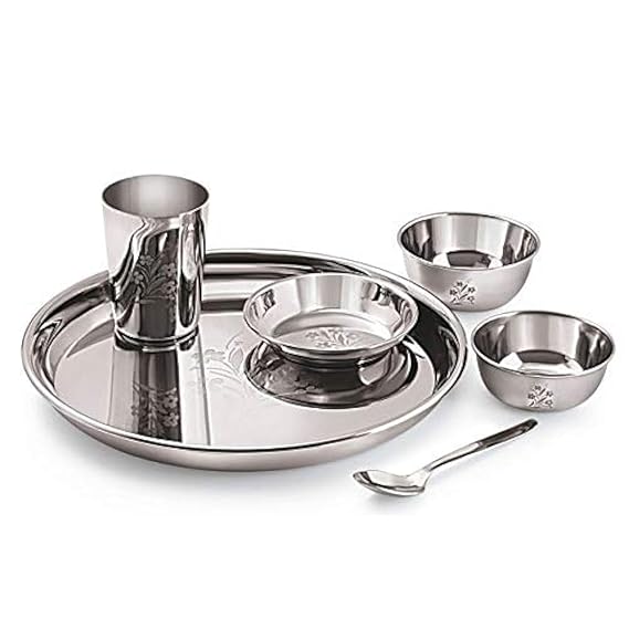 Ideal Gifting Dinner Set Neelam Stainless Steel 22 Gauge