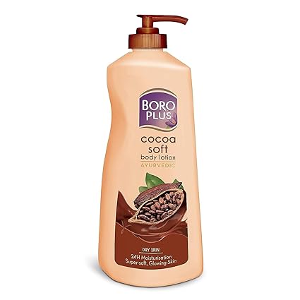 BOROPLUS Boro Plus Cocoa Soft Body Lotion For Skin Combination, 400 Ml, 1 Count