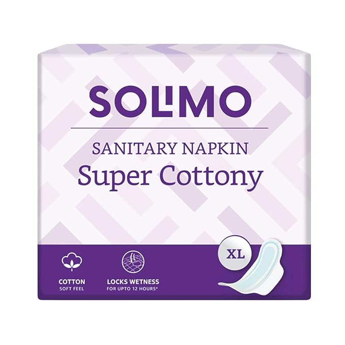 Amazon Brand Solimo Super Cottony XL 40 Pads