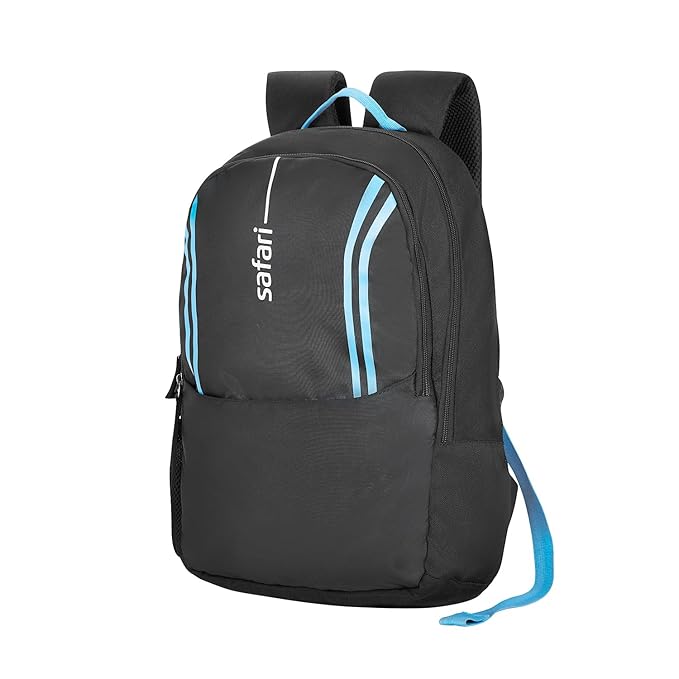 Safari Flash School Backpack Bag for Boys and Girls, Casual Travel/Office/College Bag for Men and Women, Casual Printed Backpack with Bottle Holder and Front Pocket