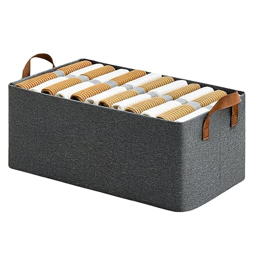 Nicasa Wardrobe Organizer for Storage with Metal Frame Rectangle Storage Baskets