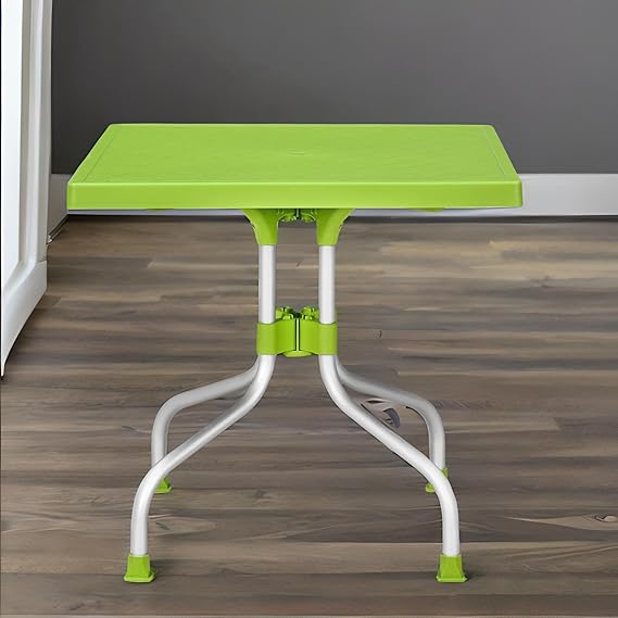 Nilkamal Orchid Square-Shape Plastic Dining Table for Indoor & Outdoor