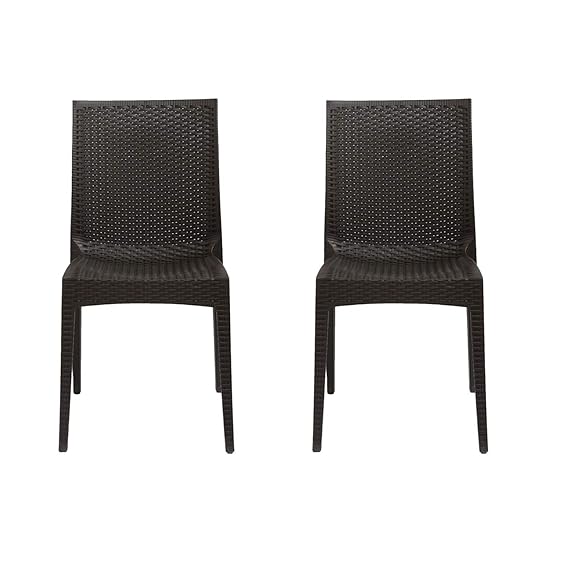 Cello Kraft Chair Set Pack of 2 - Pearl Brown