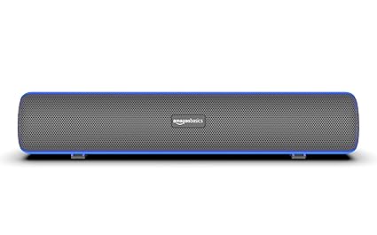 Amazon Basics 25W Bluetooth Soundbar with 4000mAh Battery | 2X Bass