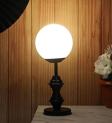 tu casa Metal Table Lamps with Glass Shade for Home Dcor