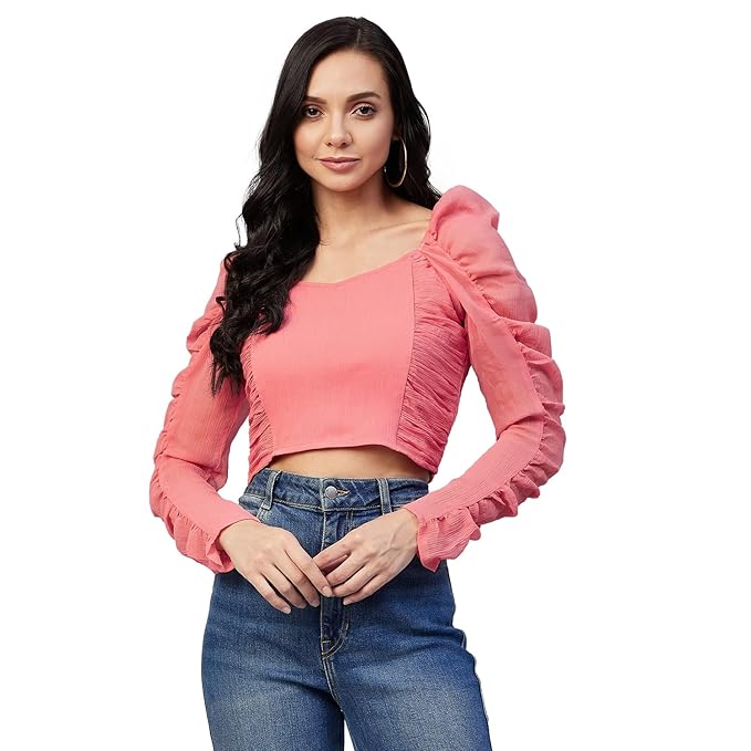 Carlton London Women's Regular Fit Blouse