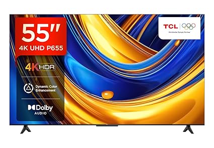TCL 55P655 4K Ultra HD Smart LED Google TV