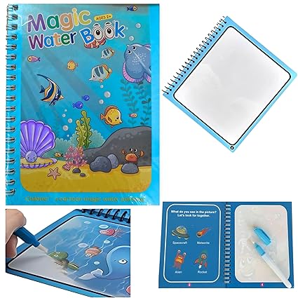 Graphene Magic Water Coloring Book for Kids, Educational Fun & Bonding Time