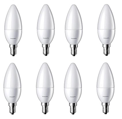 Philips 2.7-Watt 250-lumen Cool White E14 Base Pack of 8