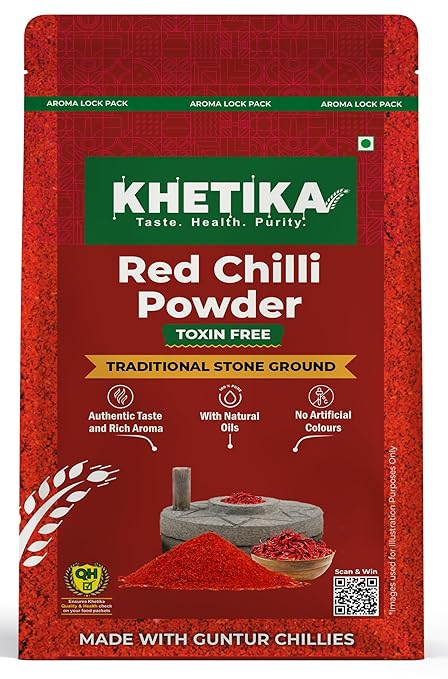 Khetika Red Chilli Powder 400g | Authentic Taste & Aroma