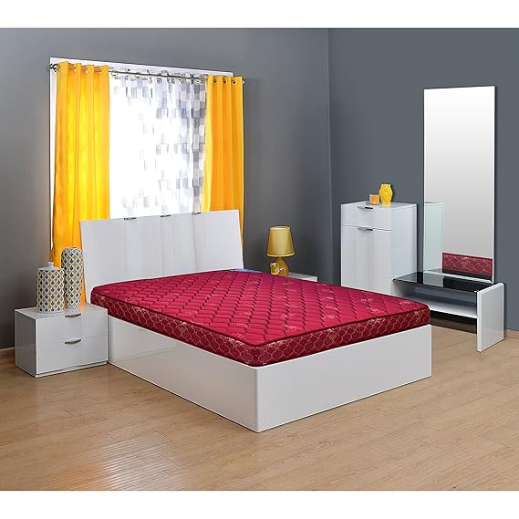 Nilkamal Easy Dual Double Spring Mattress 75x72x4 Bonnell Spring