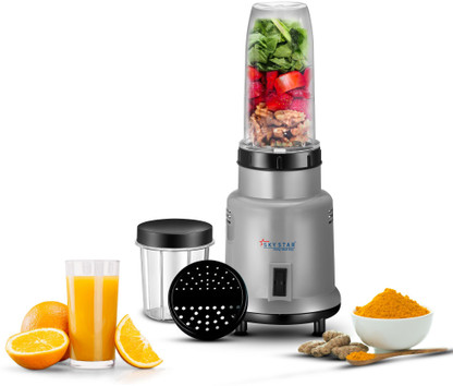 Skystar PowerMixx Pro 750 W Juicer Mixer Grinder (Bullet Nutri 750 Watt | 2 Jars | Grey & Black)