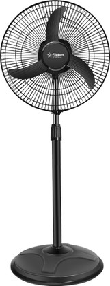 Flipkart SmartBuy FALCON 400 mm 3 Blade Pedestal Fan (Ultra High Speed | Black | Pack of 1)