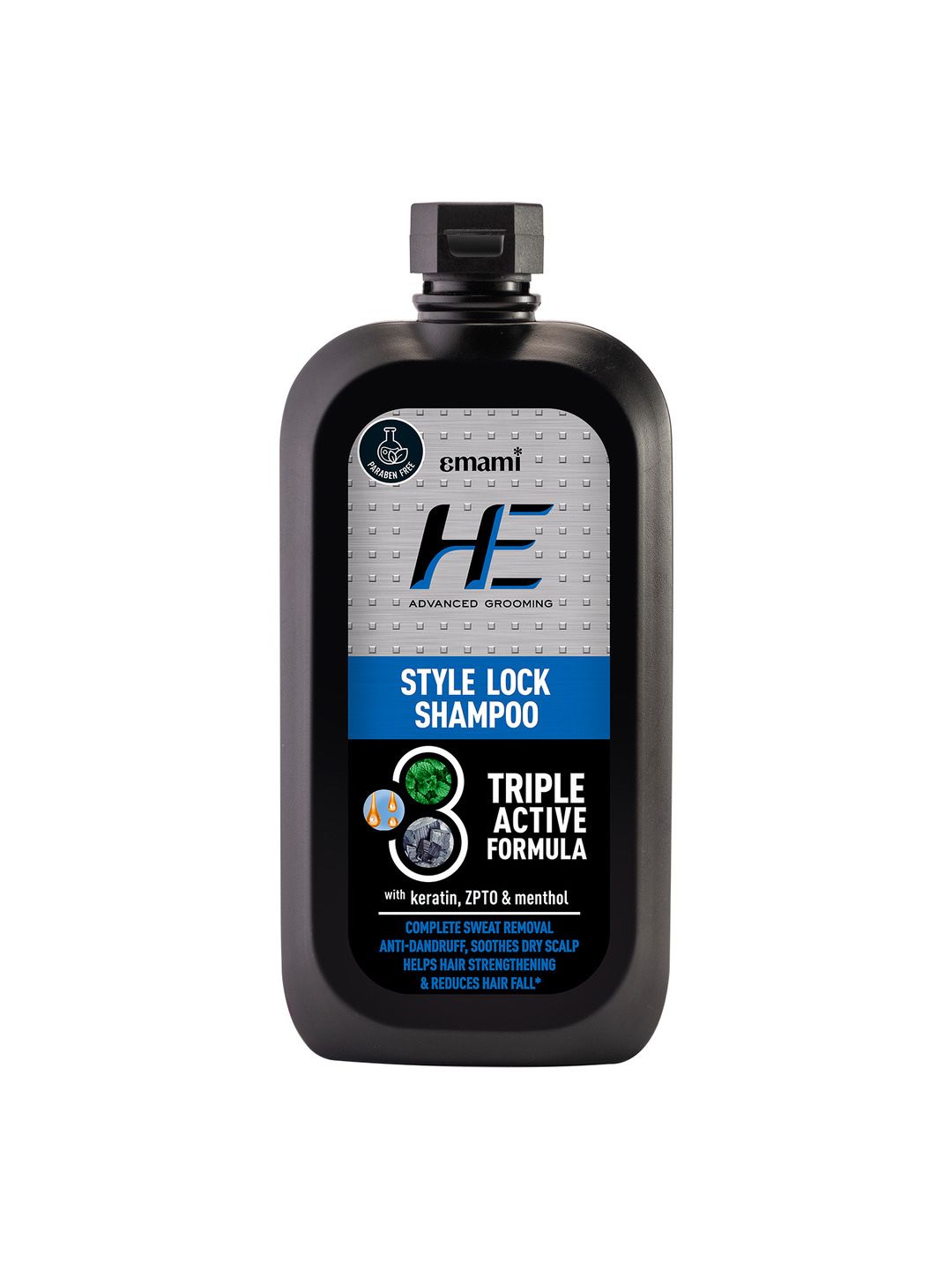 Triple Active Formula Style Lock Shampoo With Keratin & Menthol - 200ml