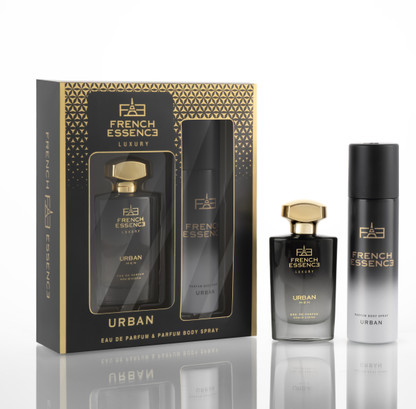 FRENCH ESSENCE Luxury Gift Pack - Urban(120Ml Deodorant & 60Ml Perfume) (2 Items in the set)