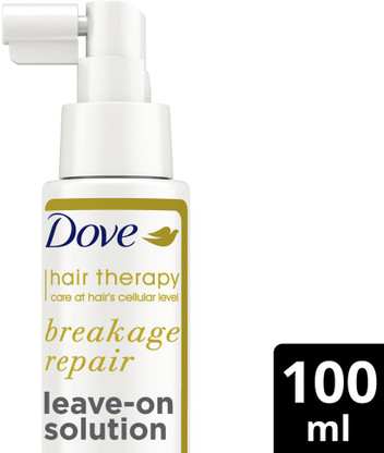 DOVE Hair Therapy Breakage Repair Leave-on Solution, No Parabens & Dyes (100 ml)