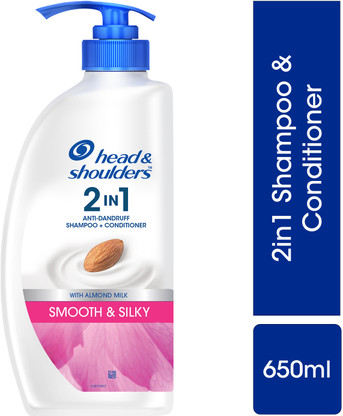 HEAD & SHOULDERS Smooth and Silky 2-in-1 Anti-Dandruff Shampoo + Conditioner