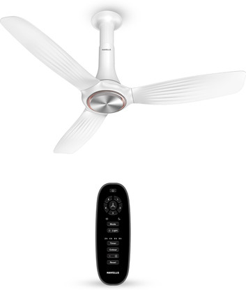HAVELLS Inox UL BLDC 5 Star 1200 mm 3 Blade Ceiling Fan (Pearl White | Pack of 1)