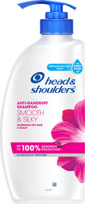 HEAD & SHOULDERS Smooth and Silky Anti-Dandruff Shampoo for Dry Hair (650 ml)
