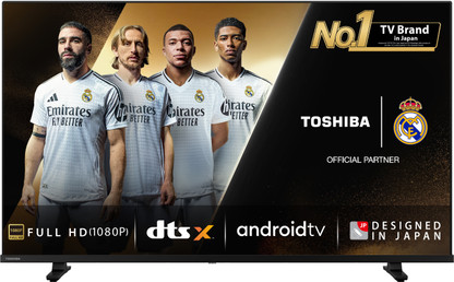TOSHIBA 108 cm (43 inch) Full HD LED Smart Android TV with DTS X (43V35MP)