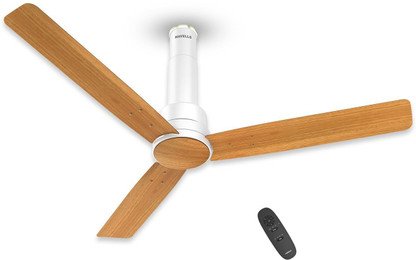 HAVELLS Elio 5 Star 1200 mm 3 Blade Ceiling Fan (Pine Wood Pearl White | Pack of 1)