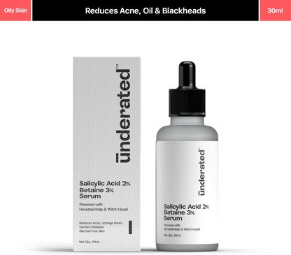 UNDERATED Salicylic Acid 2% Betaine 3% Serum (30 ml)