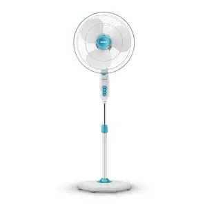 Havells 400mm Gatik Pro Pedestal Fan | 120 Ribs Guard Safety, Smooth Oscillation