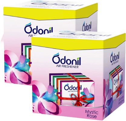 Odonil Assorted Blocks Bathroom Air Freshner Blocks Mixed Fragrances - 192g
