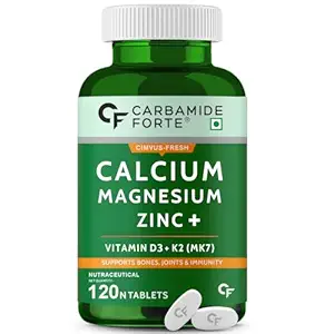 Calcium & Vitamin D3 Tablets with Zinc & Magnesium for Bone Health