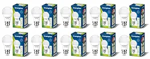 Crompton Dyna Ray 7W Round B22 LED Cool Day Light Pack of 10