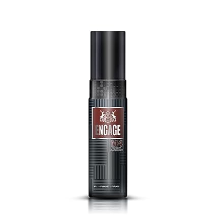 Engage M4 Perfume Spray for Men, Spicy and Lavender Fragrance Scent, Long Lasting Perfume