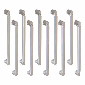 Atom 12.7 Inches Cabinet Door Handle | for Office Drawer Cupboard Almirah Kitchen Wardrobe Doors Pull Handles | Silver Satin Finish (Set of 20, CH-241)