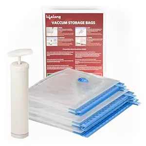 Lifelong Pack of 5 Vacuum Bags for Travel