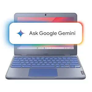 Lenovo Chromebook Intel Celeron N4500 (4GB RAM/64GB eMMC 5.1/11.6 Inch (29.46cm)/HD Display/2Wx2 Stereo Speakers/HD Camera/Chrome OS/Blue/1.21Kg), 82UY0014HA