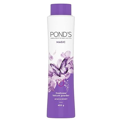 POND'S Magic Acacia Honey Fragrance Talcum Powder 400g for Men & Women