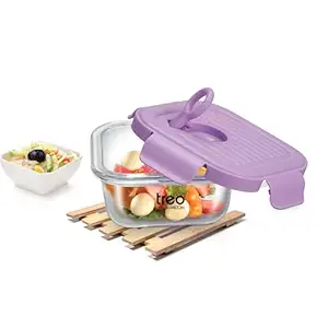 Treo by Milton Lumino Fresh Square 320 Borosilicate Glass Containers