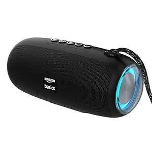Amazon Basics B10 Bluetooth Speaker | Up to 8 hrs Playback | Black