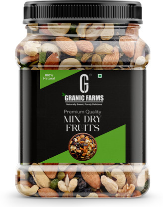 Granic Farms 100% Natural Premium Mix Dry Fruits |Healthy Nutmixed| (500 g)