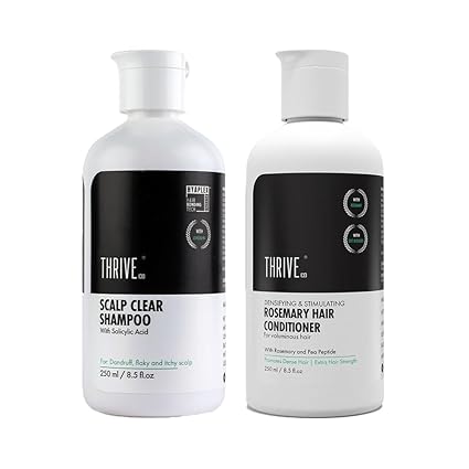 ThriveCo Anti Dandruff Scalp Clear Shampoo + Rosemary Hair Conditioner