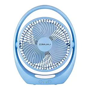 Bajaj Pygmy Go 178MM Mini Fan with LED Lighting | Rechargeable